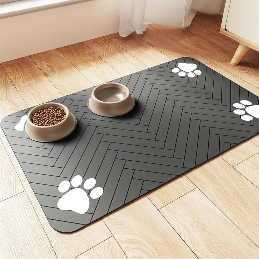 Alfombrilla Antideslizante para Comederos de Perro
