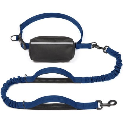 Correa Manos Libres con Bungee – Para Pasear y Correr con tu Perro