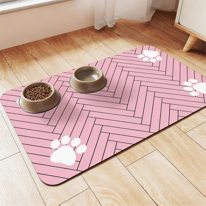 Alfombrilla Antideslizante para Comederos de Perro