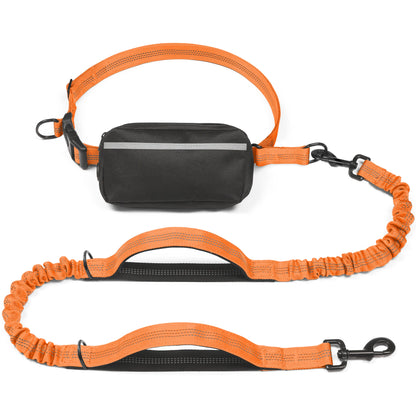 Correa Manos Libres con Bungee – Para Pasear y Correr con tu Perro