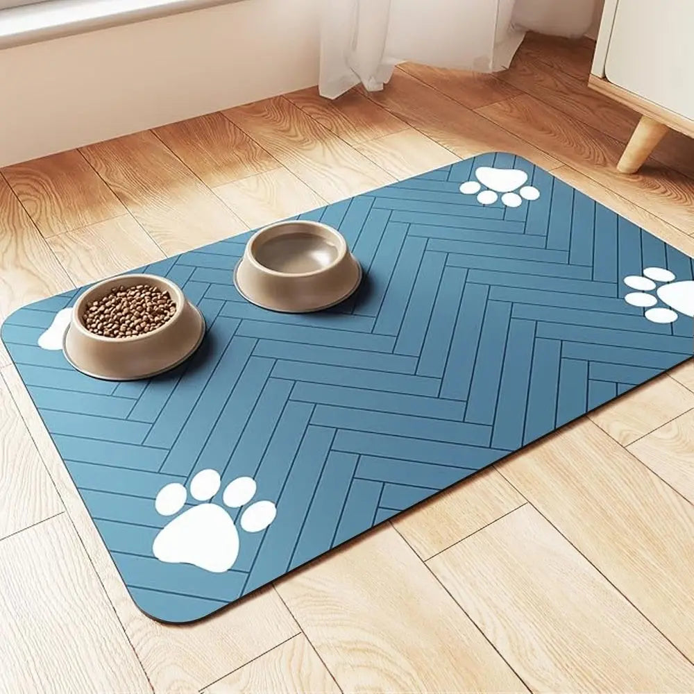 Alfombrilla Antideslizante para Comederos de Perro
