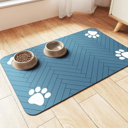 Alfombrilla Antideslizante para Comederos de Perro