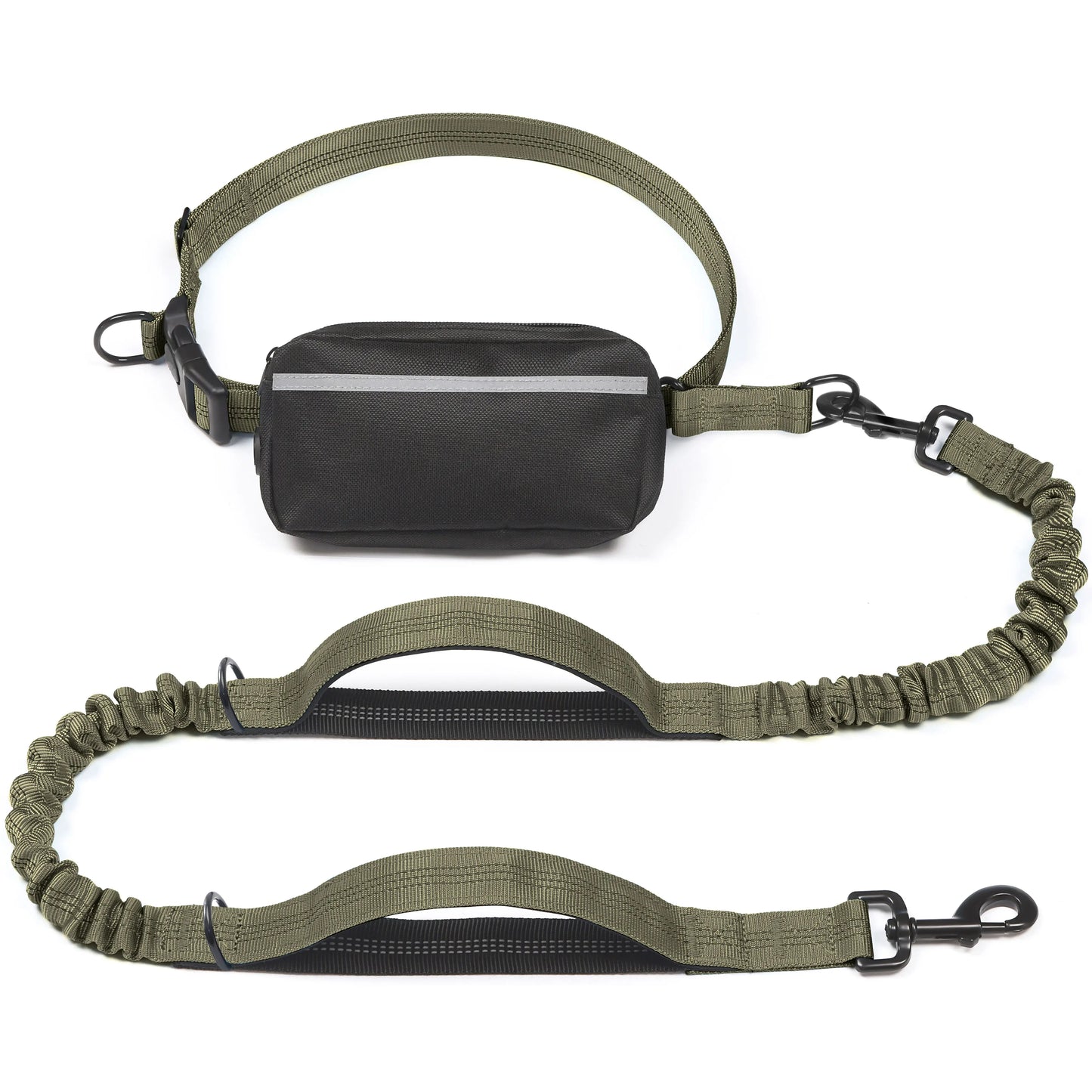 Correa Manos Libres con Bungee – Para Pasear y Correr con tu Perro