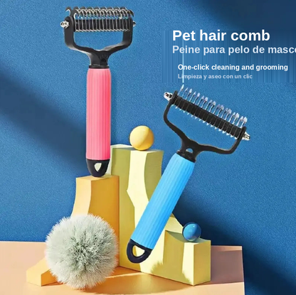 Double-Sided Deshedding Brush / Cepillo Antipelo Doble Cara