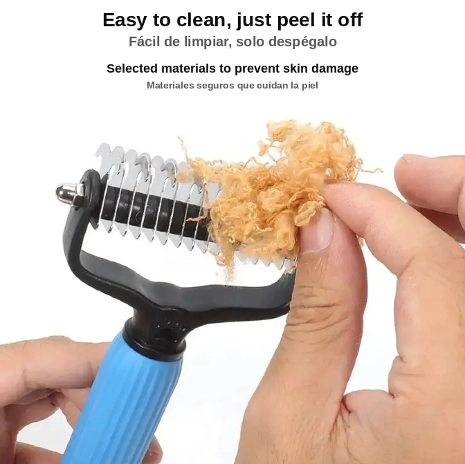 Double-Sided Deshedding Brush / Cepillo Antipelo Doble Cara